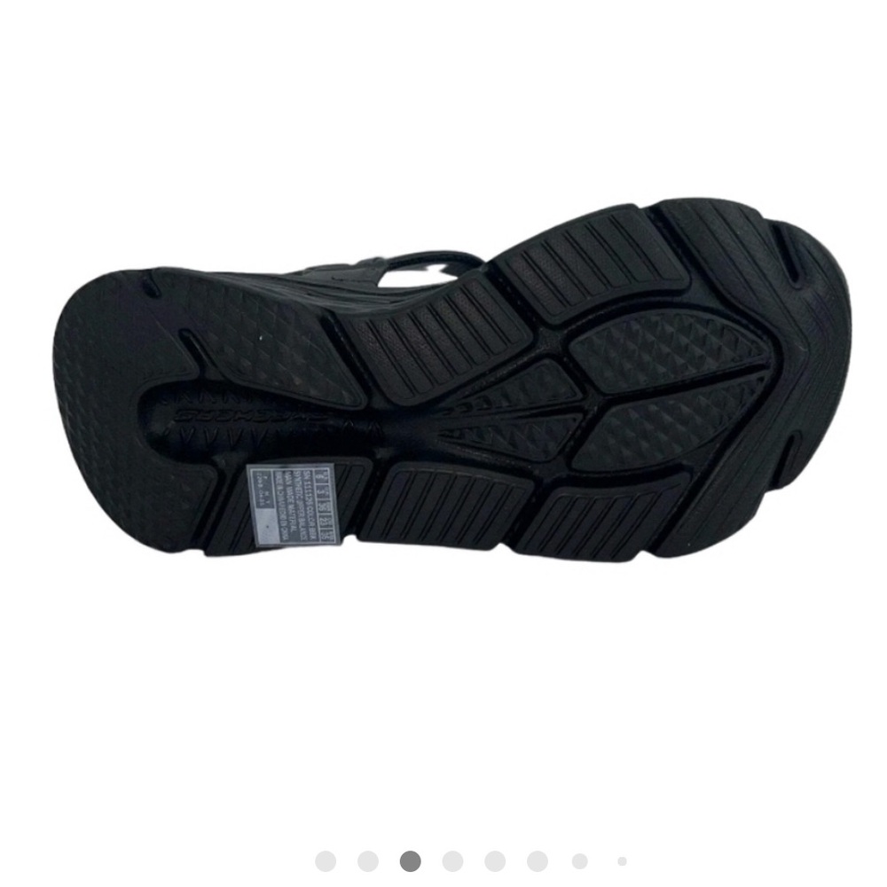 Skechers Women's Max Cushioning Sandal - NEW Black Aura Foamies - Picture 2 of 4
